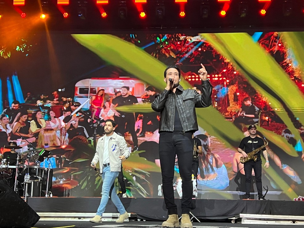 Iguinho e Lulinha no São João 2025 de Campina Grande — Foto: Erickson Nogueira/g1