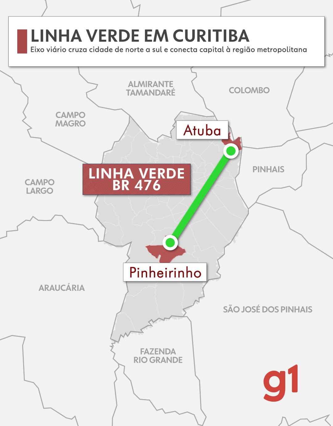 Trânsito é liberado em mais um trecho da Linha Verde, em Curitiba