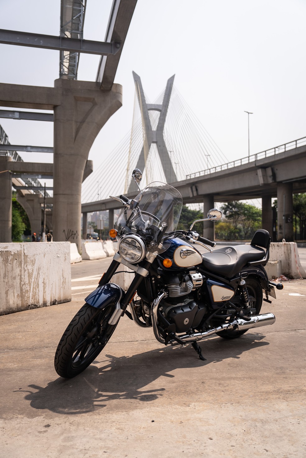 Royal Enfield Super Meteor 650 — Foto: g1 | Fábio Tito