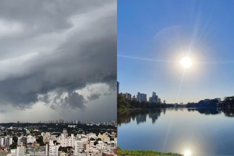 Paraná tem alerta de tempestade, registro de granizo, mas sol deve voltar — Foto: Reprodução