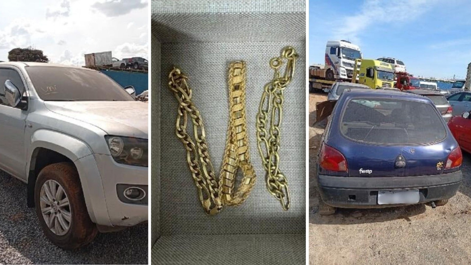 Leilão do TJGO tem carros a partir de R$ 1,7 mil e joias de ouro em Goiás