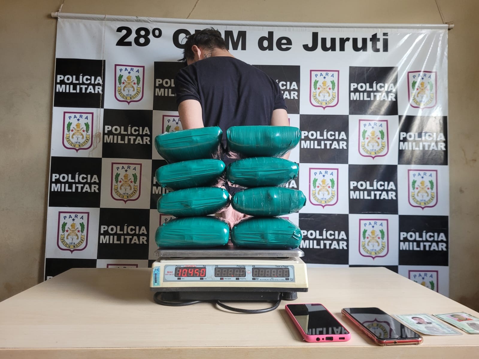 Polícia Militar apreende cerca de 10 kg de 'Skunk' durante a operação 'Rios Seguros' em Juruti