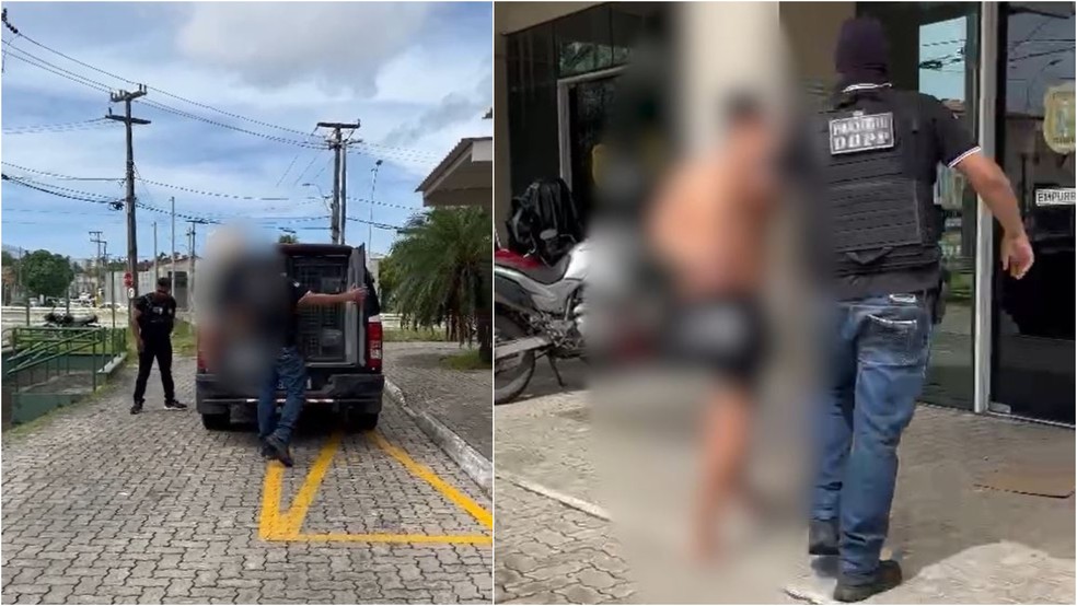 Três pessoas foram detidas por suspeita de participação direta no ataque a tiros no bairro Barroso — Foto: Reprodução