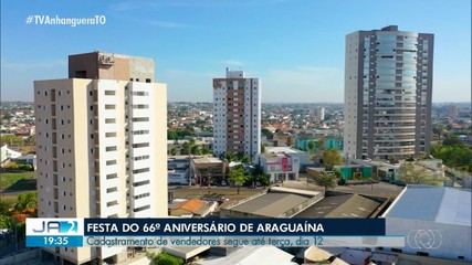 Ambulantes podem se cadastrar para vender produtos na festa de aniversário de Araguaína