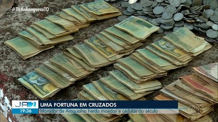 Morador de Araguaína herda moedas e cédulas do passado; conheça história