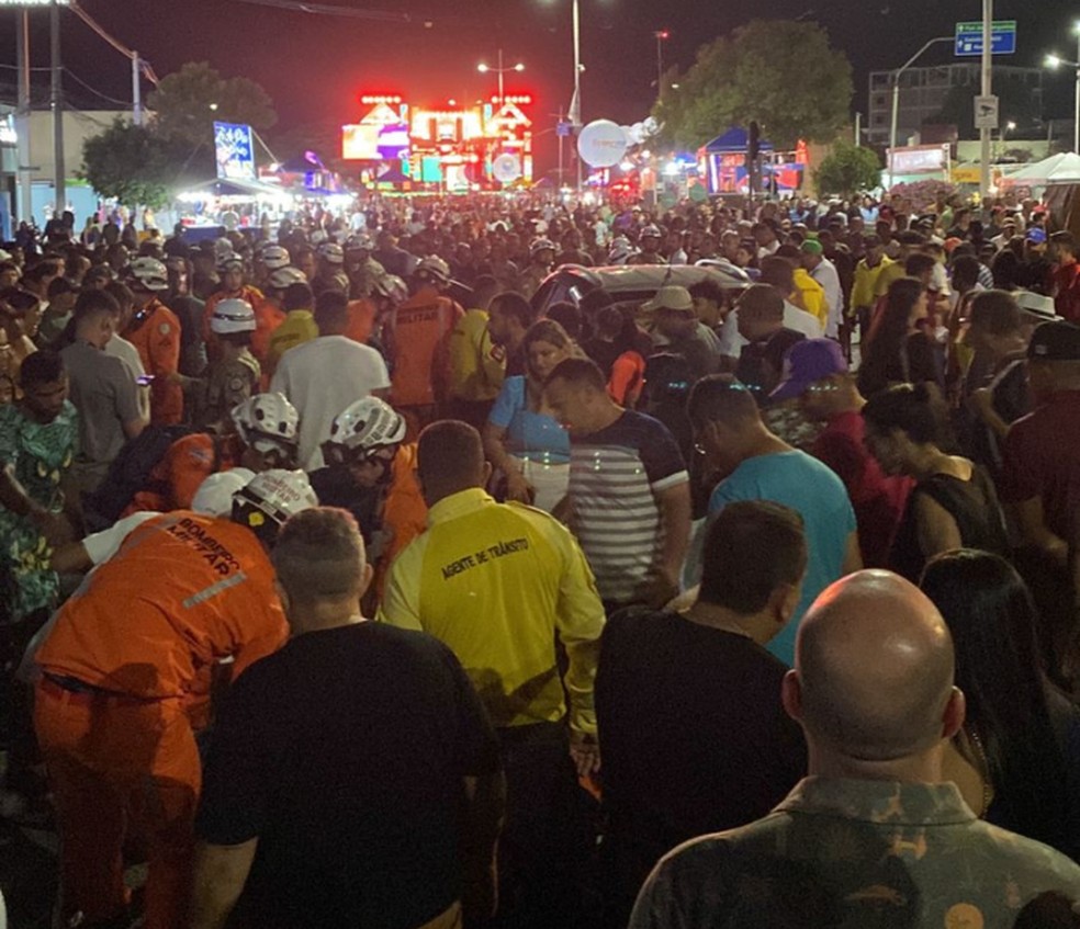 Atropelamento aconteceu durante a Copa Vela 2024 — Foto: Redes sociais