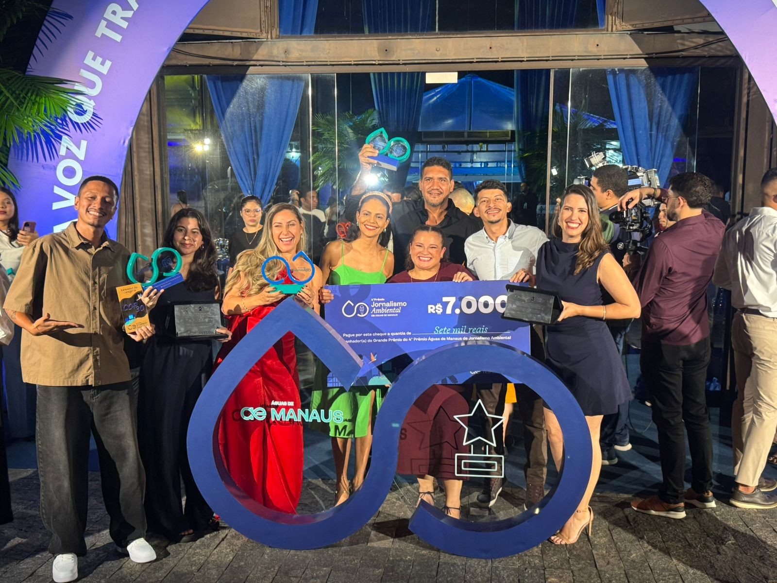 Rede Amazônica conquista seis prêmios na 4ª edição do Águas de Manaus de Jornalismo Ambiental 