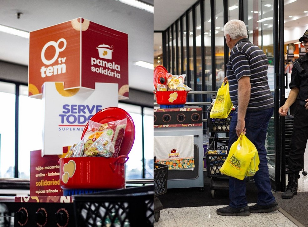 2 de 3
Panela Solidária: projeto da TV TEM que arrecada alimentos no interior de SP — Foto: @Oginunes e @gigio_comunicacao/Divulgação