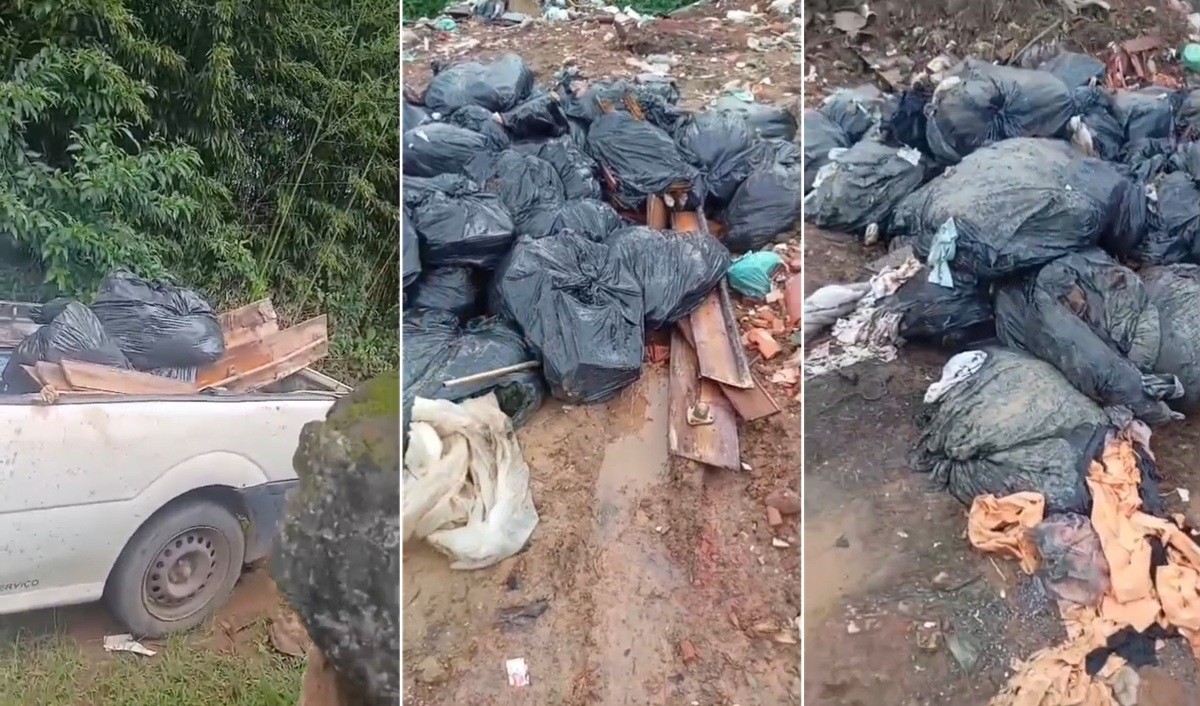 Vídeos mostram suposto descarte de restos de caixões em lixão de Teresópolis