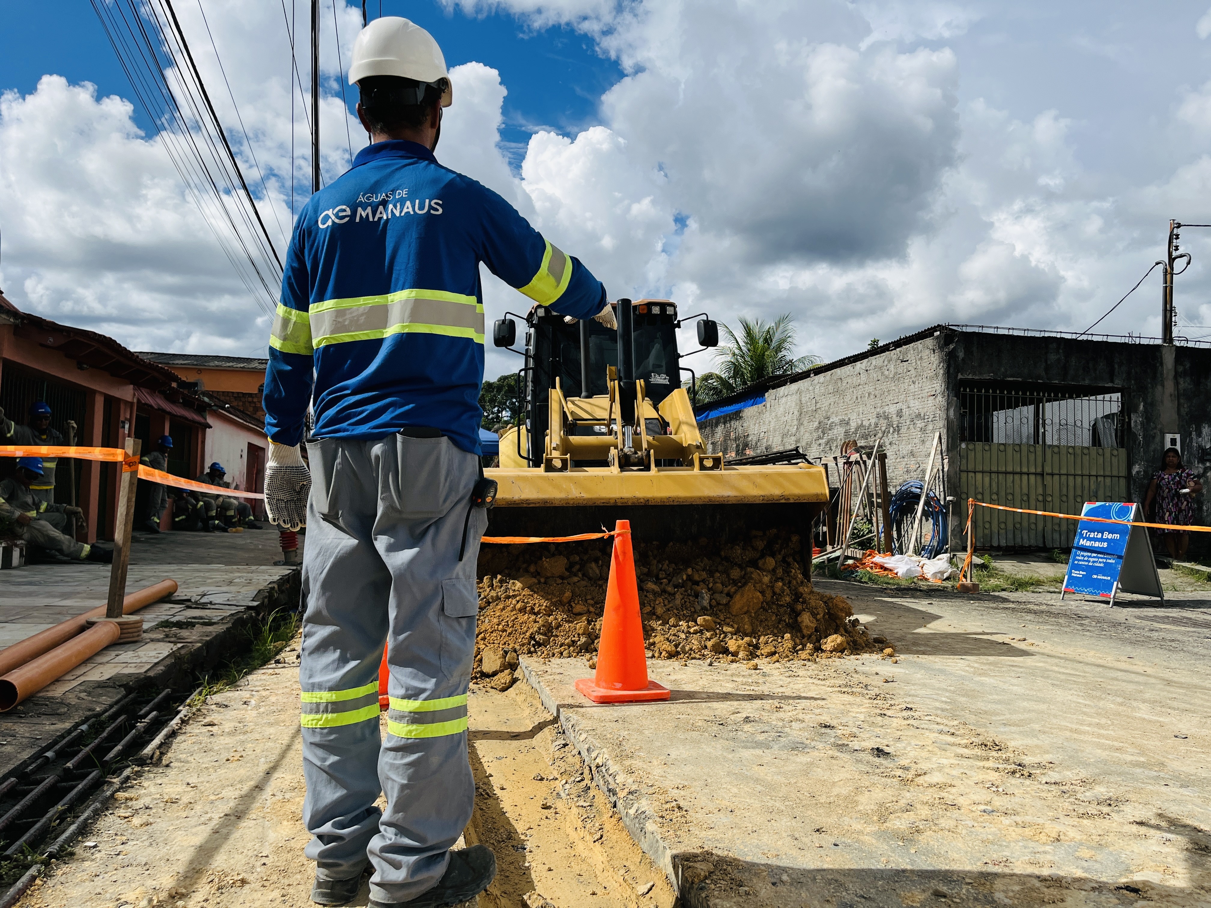 Novos bairros da zona Norte começam a receber obras de esgoto