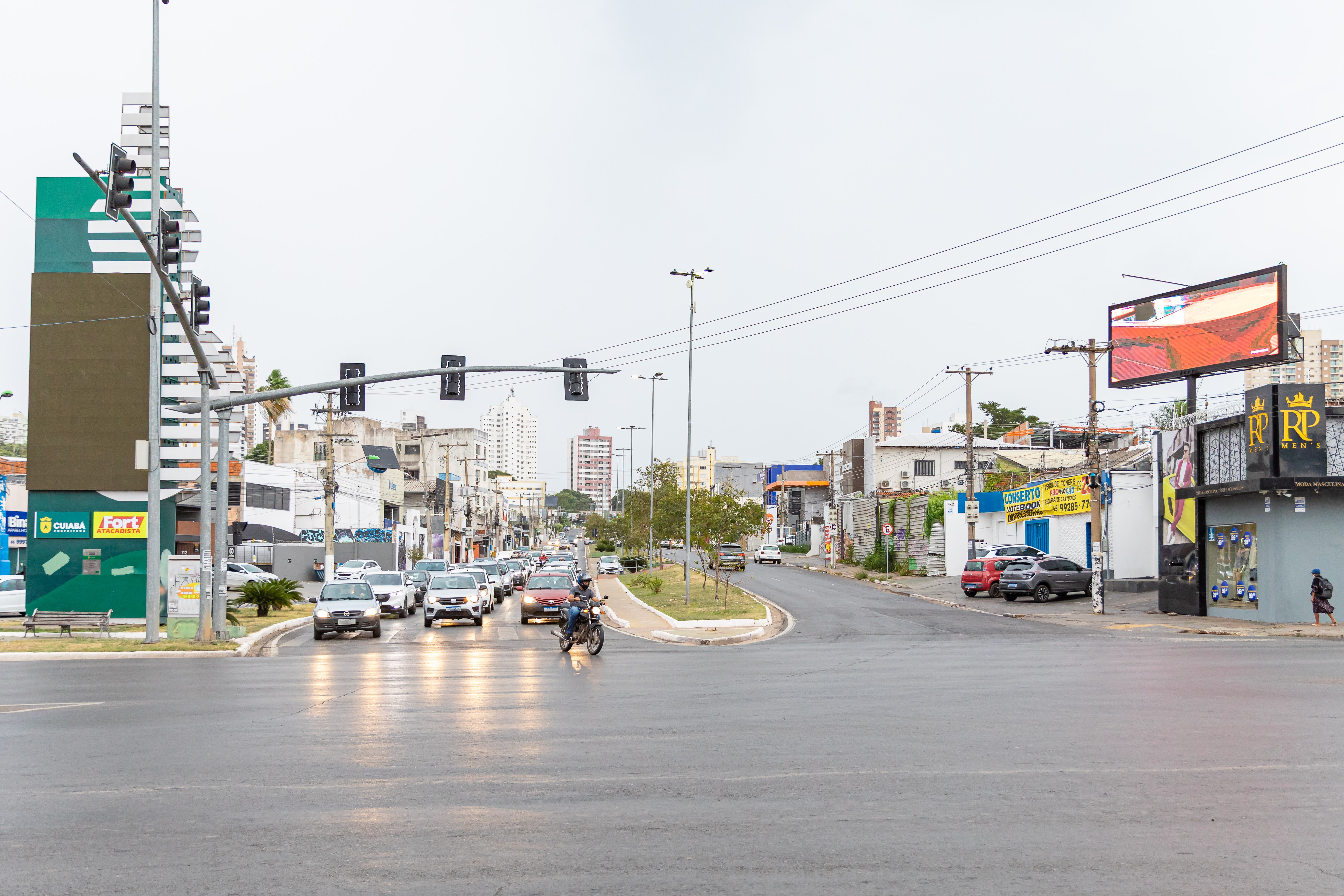 Obras do BRT interditam cruzamento da Avenida Mato Grosso; veja trecho | G1