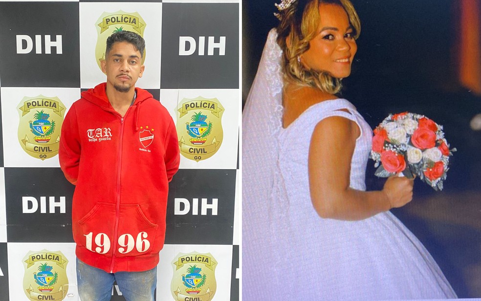 Marcelo Junior Bastos Santos é suspeito de matar Cintia Ribeiro Barbosa, em Goiânia — Foto: Divulgação/Polícia Civil