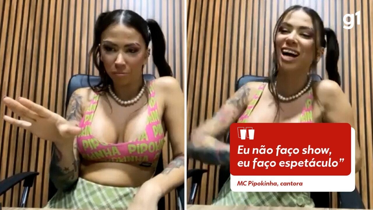 MC Pipokinha fala sobre shows sensuais ao g1