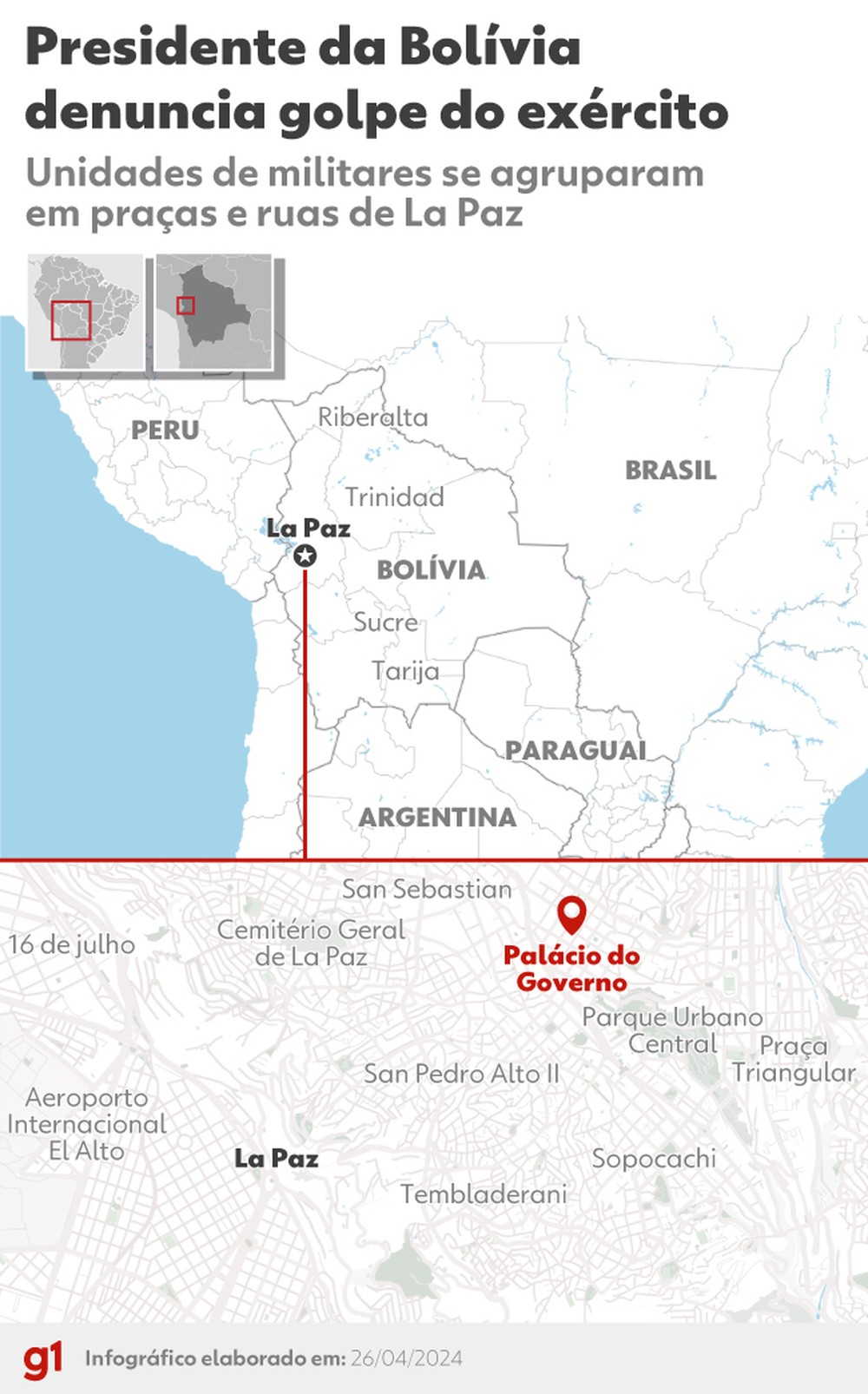 Militares tentam dar golpe de Estado na Bolívia e invadem palácio do ...