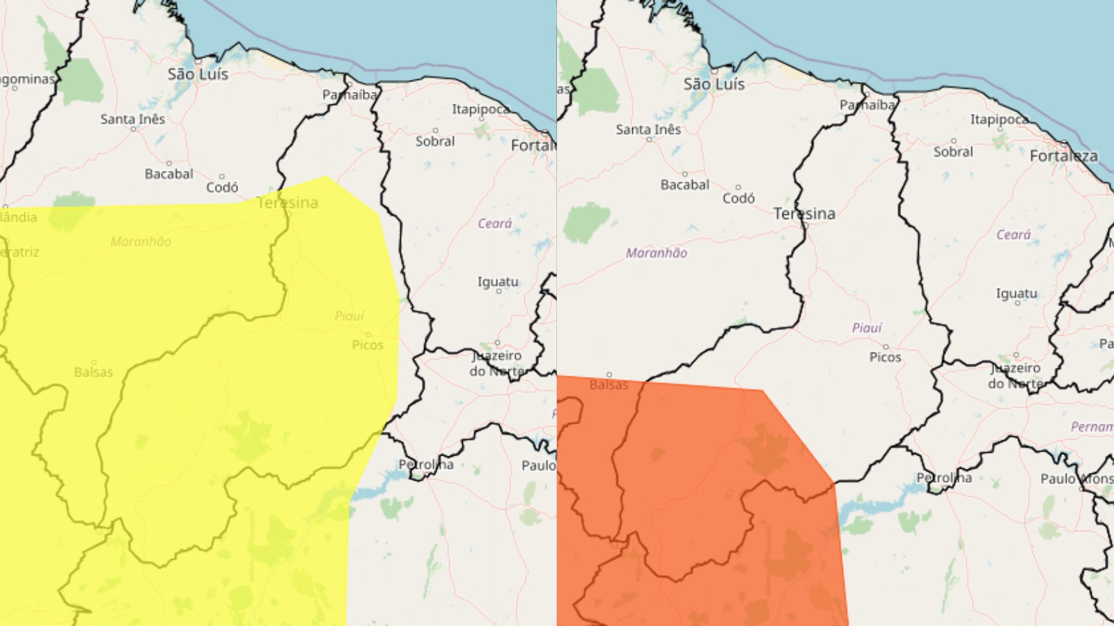 Baixa umidade: alerta é ampliado para mais de 180 cidades do Piauí; veja a lista