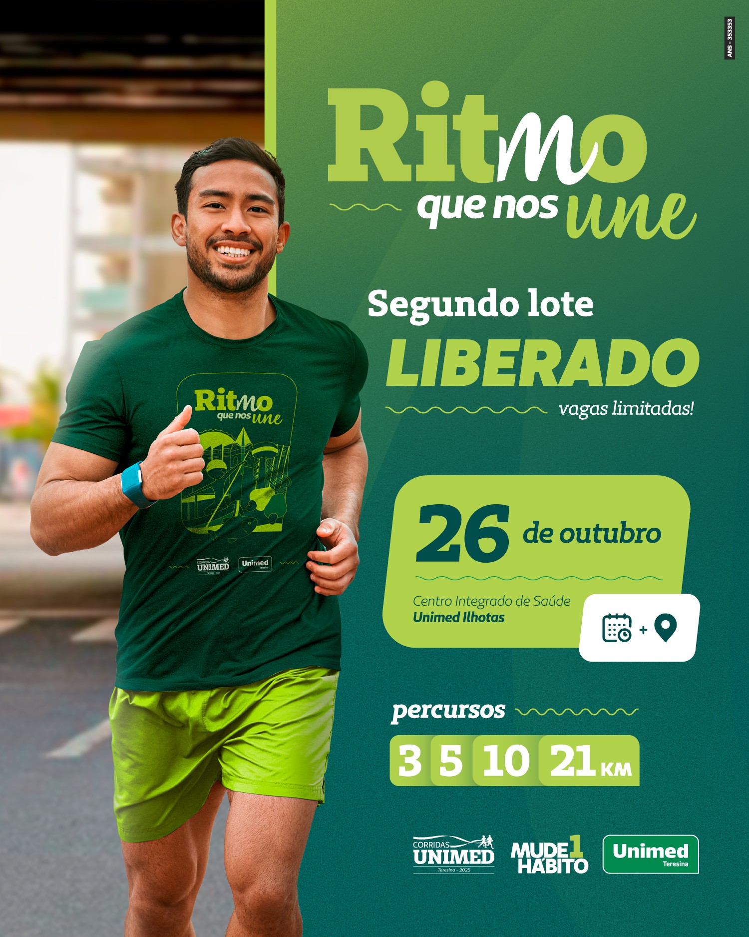Corrida Unimed Teresina 2025 abre segundo lote de inscrições