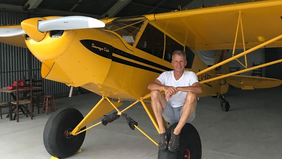 Empresário morto em queda de avião de pequeno porte em SC pilotava era aeronave — Foto: Reprodução/Redes Sociais
