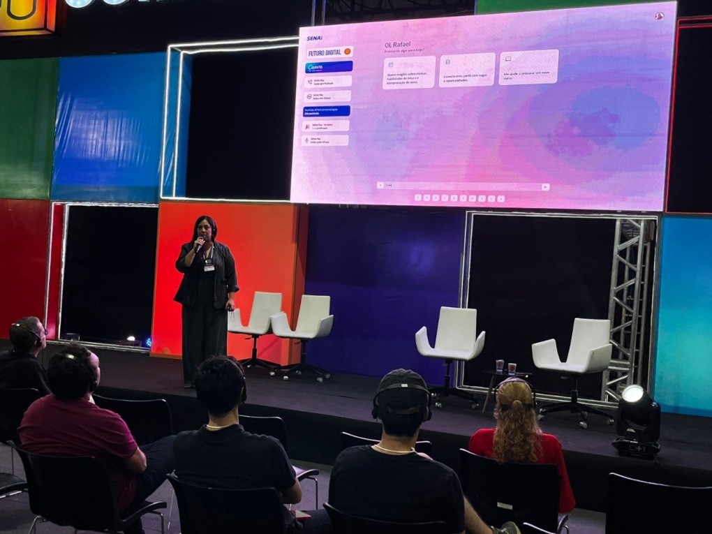Inteligência Artificial do SENAI é apresentada na 6ª edição da Expo Indústria