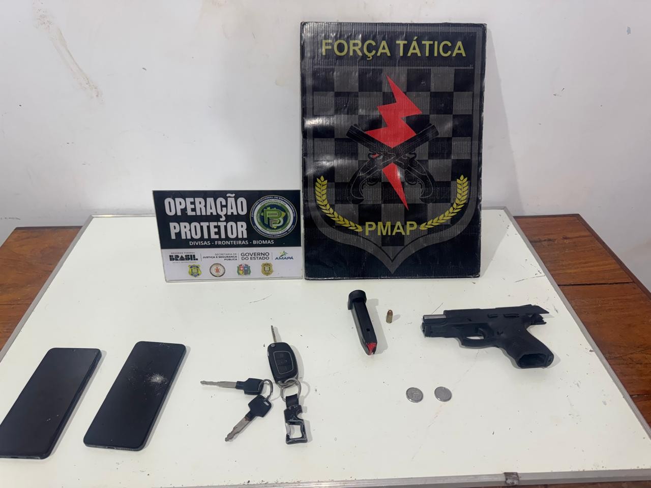 Dupla é presa suspeita de homicídio e confessa crime em Macapá