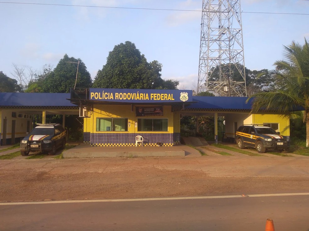Posto da PRF em Presidente Figueiredo — Foto: Divulgação