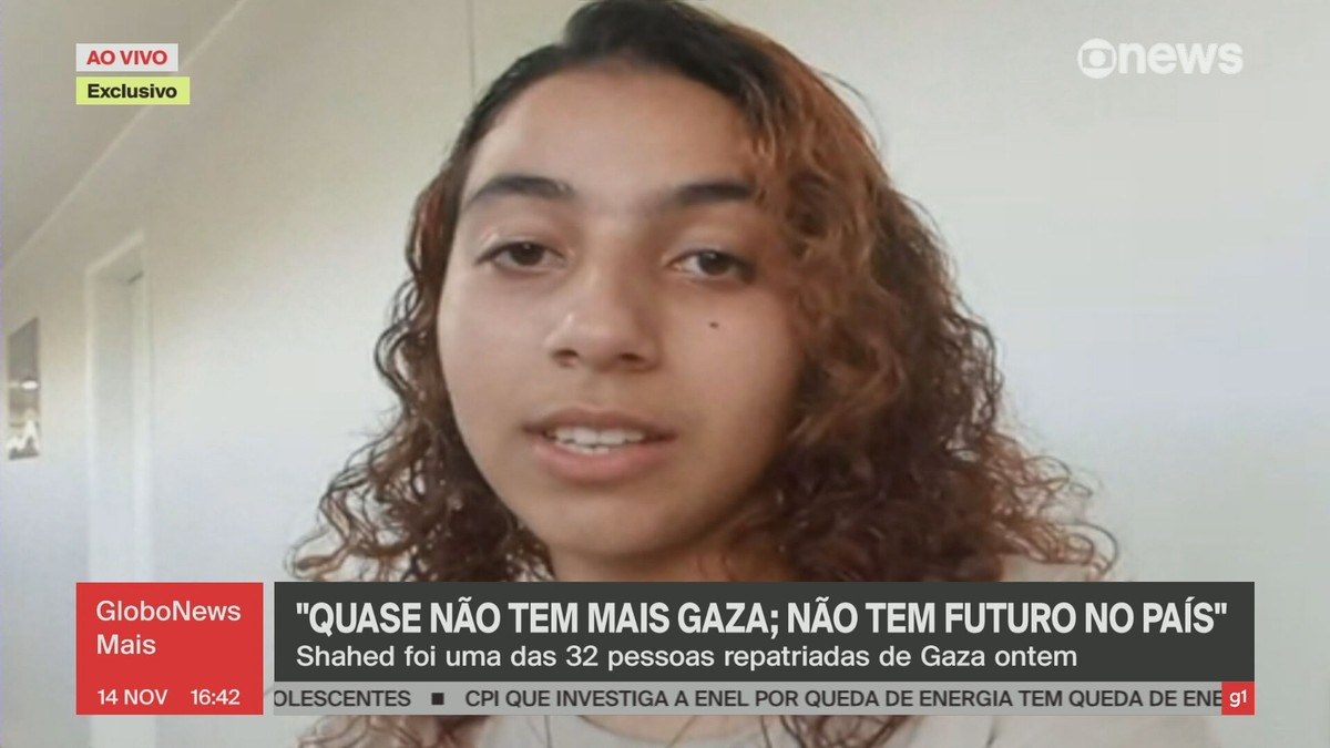 'Voltar para Gaza? É difícil, porque quase não tem mais Gaza', diz Shahed, uma das 32 pessoas repatriadas
