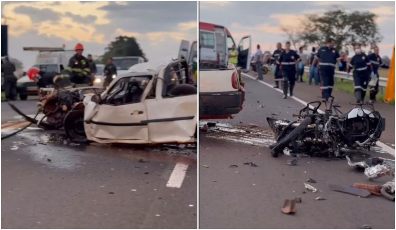 Grave acidente mata duas pessoas e deixa uma ferida na SP-318 em São Carlos; VEJA FOTOS