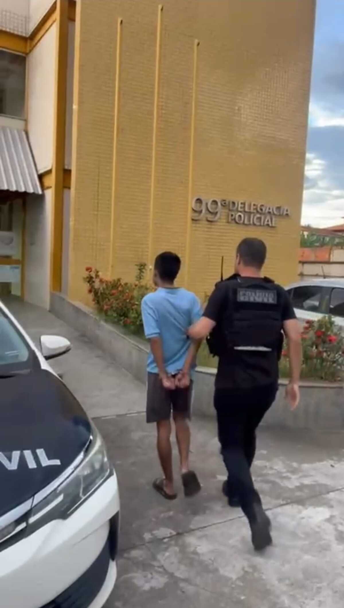 Homem é preso por suspeita de extorsão e furto durante corrida por aplicativo em Itatiaia
