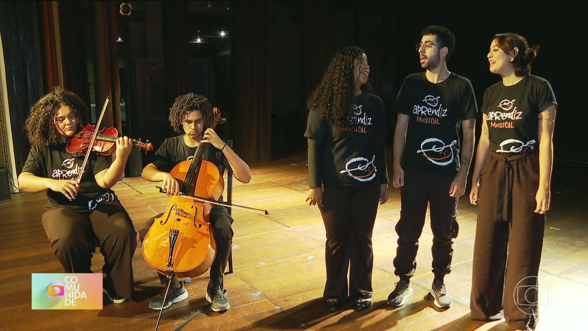 Alunos do Aprendiz Musical se preparam para estreia de espetáculo com 80 artistas em Niterói