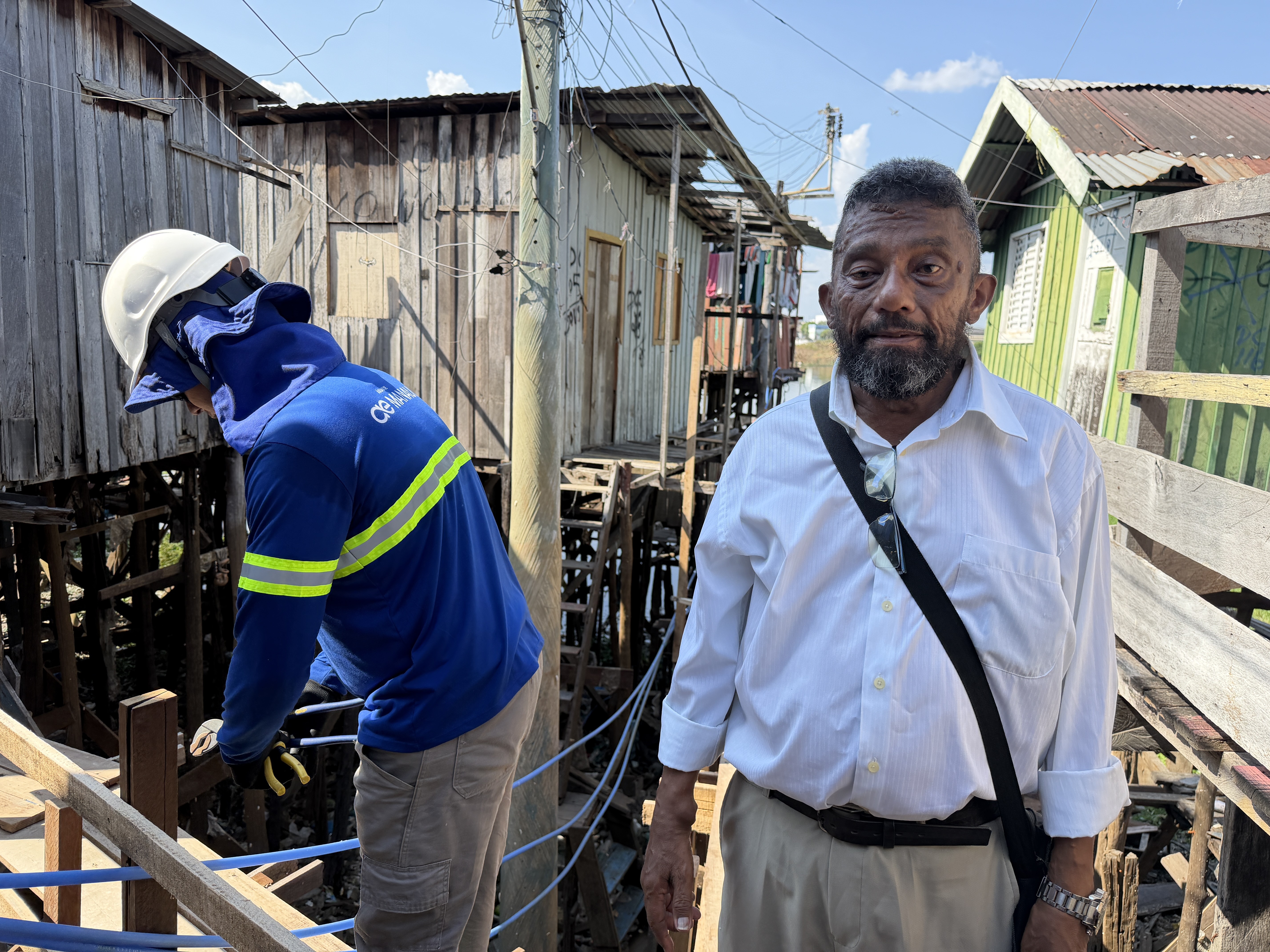 Gil Eanes, morador do Educandos — Foto: Divulgação/Águas de Manaus