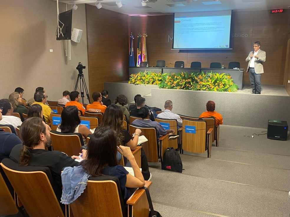 Seminários reuniu especialistas em Campo Grande (MS). — Foto: Rafaela Moreira