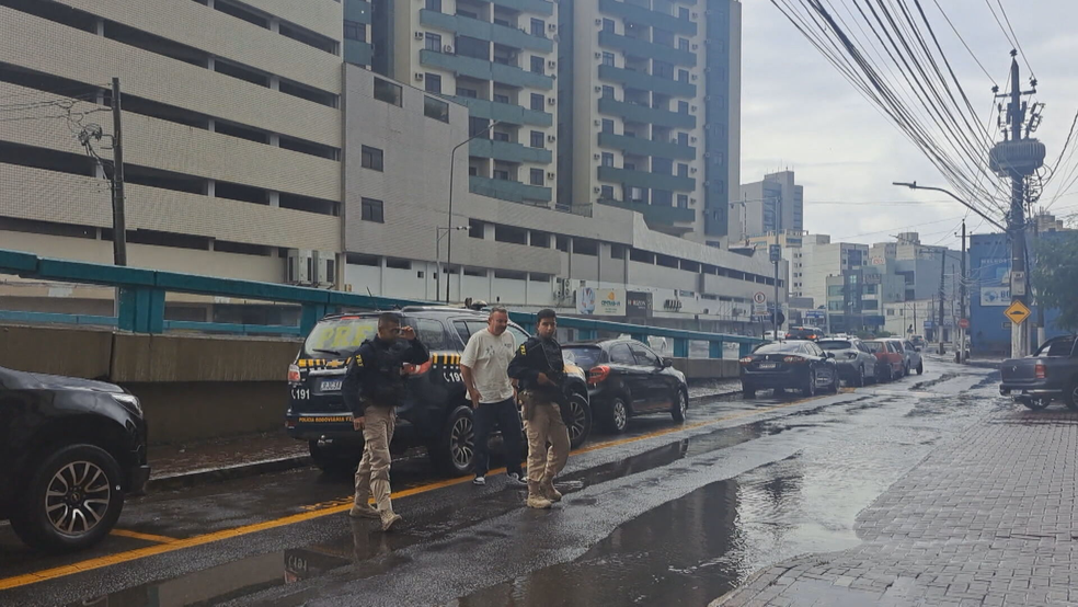 Deivis Marcon Antunes, ex-presidente do Rioprevidência, foi preso em Itatiaia, no RJ — Foto: Reprodução/TV Globo