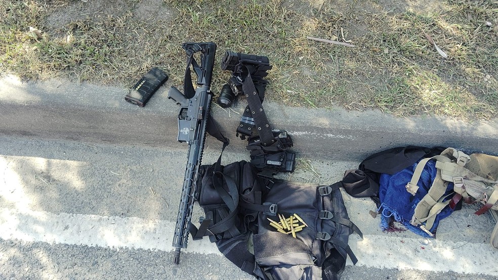 Pedreiro foi liberado após troca de tiros entre suspeitos e PMs no Rio — Foto: Divulgação