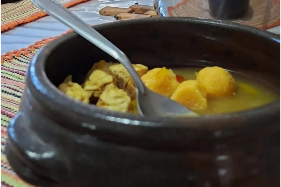 Prato Vori-vori, feito por Maria Helena, em Campo Grande (MS). — Foto: Alison Lima/TV Morena