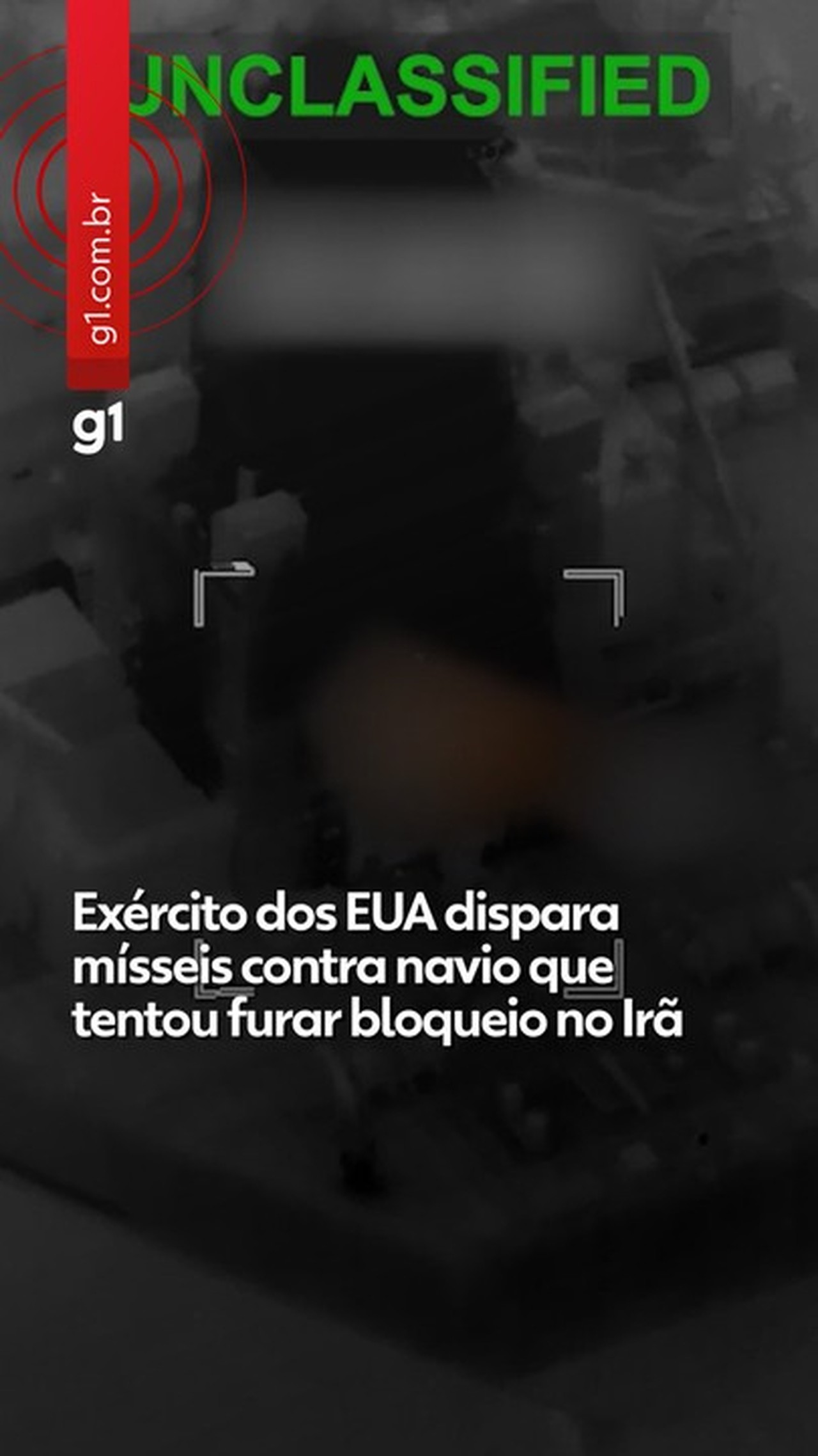 EUA disparam mísseis contra navio que tentou furar bloqueio aos portos do Irã; veja VÍDEO