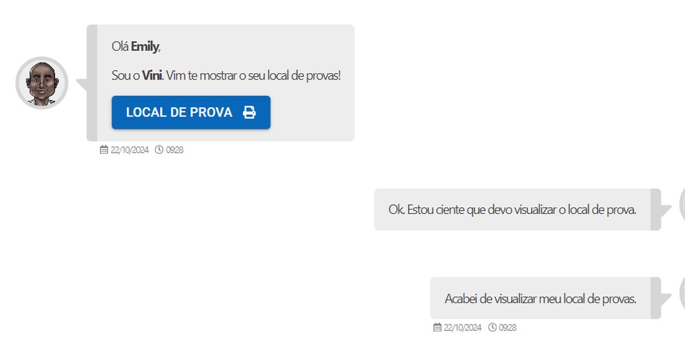 Local de provas do Enem 2024 está disponível para consulta. — Foto: Reprodução