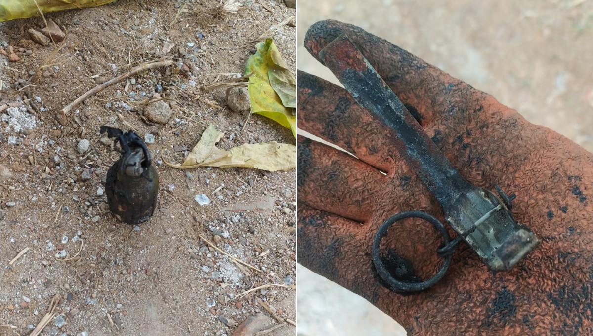 BOPE detona granada artesanal encontrada em lote vago em Governador Valadares