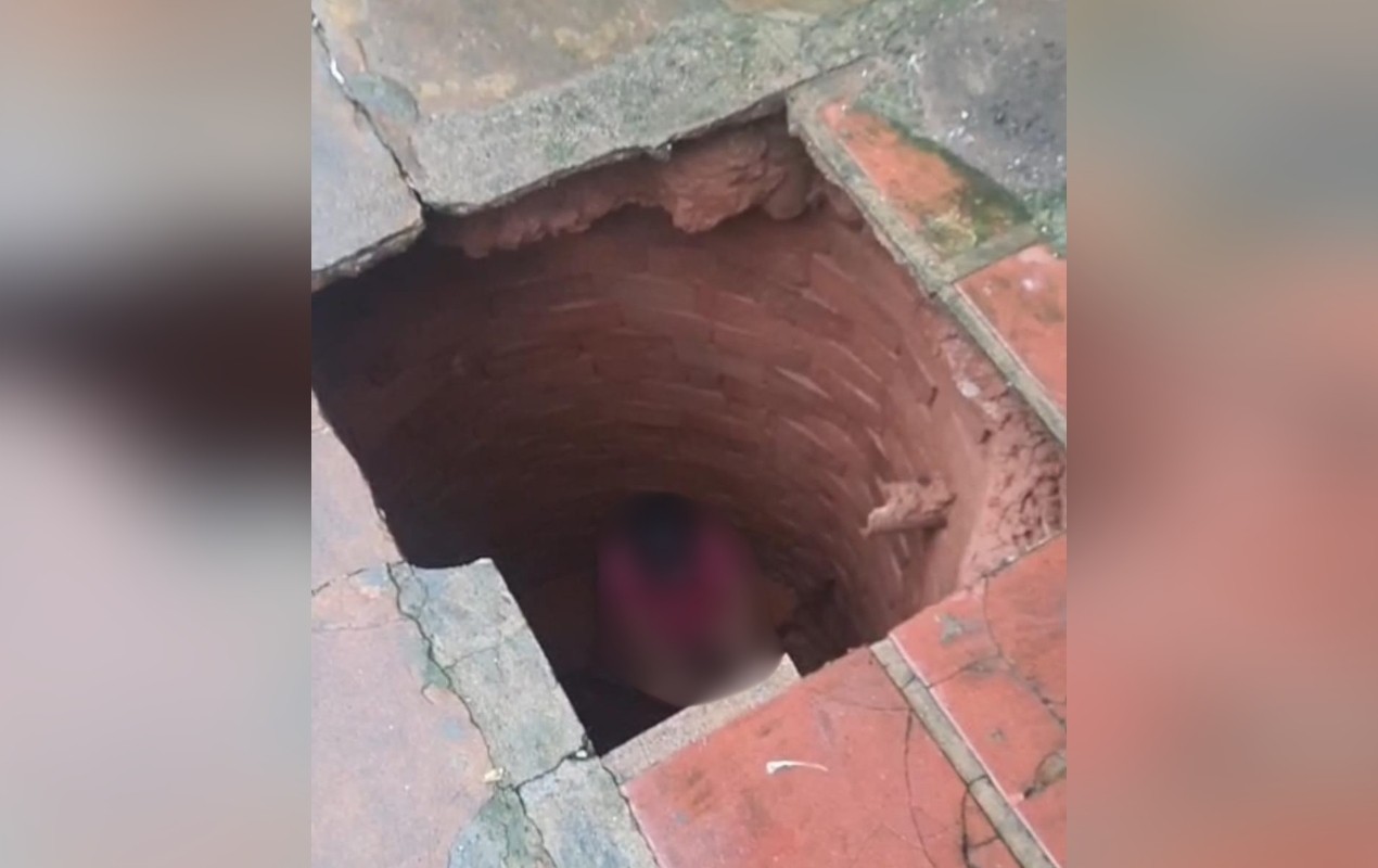 Mulher cai em poço de 4 metros após piso ceder no interior de SP
