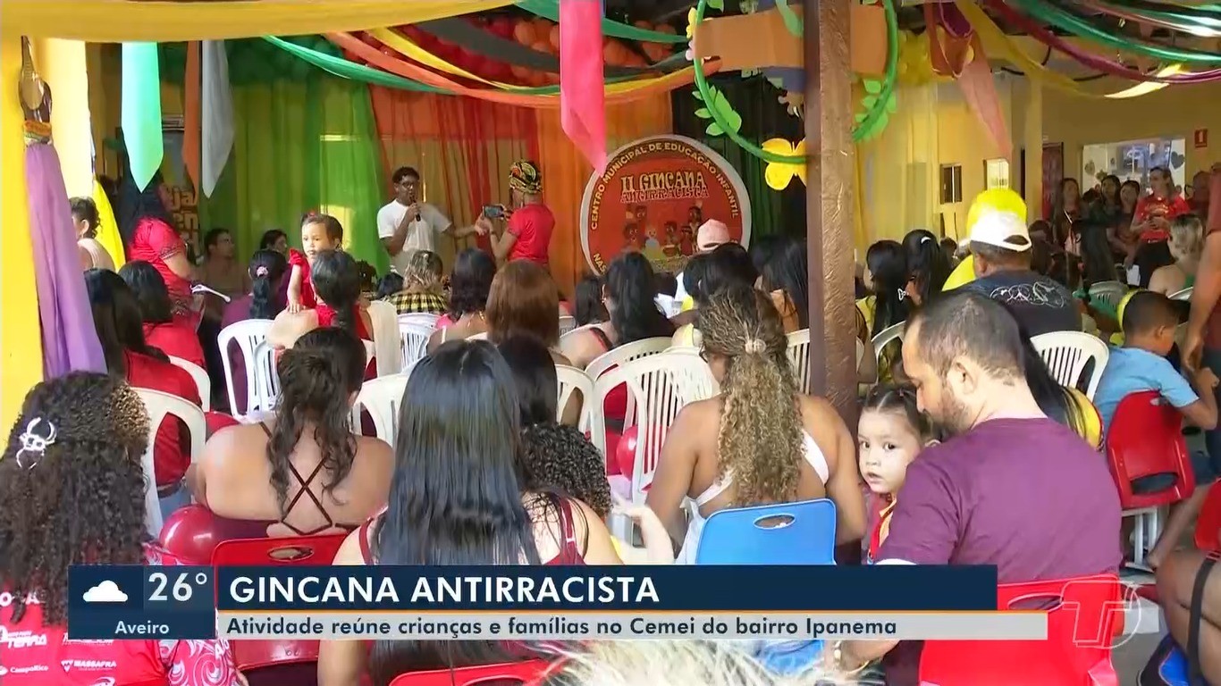 Cemei realiza gincana antirracista com crianças e famílias em Santarém