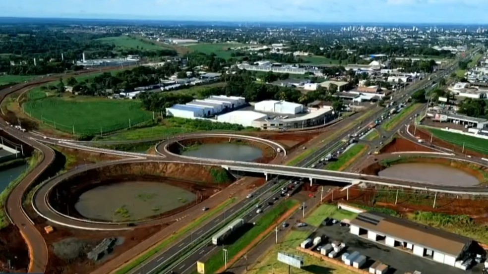 Perimetral Leste foi iaugurada no dia 11 de dezembro — Foto: RPC Foz do Iguaçu