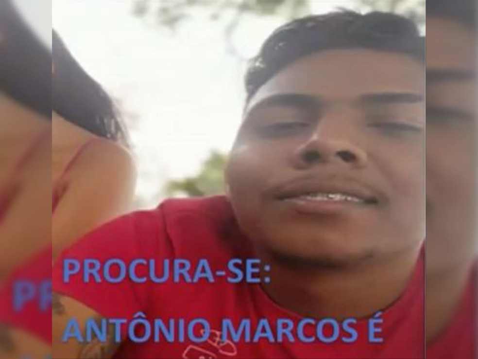 Antônio Marcos da Silva Costa, de 23 anos, foi visto pela última vez no dia 27 de agosto, quando foi abordado por policiais militares em Camocim, no Ceará. — Foto: Arquivo pessoal