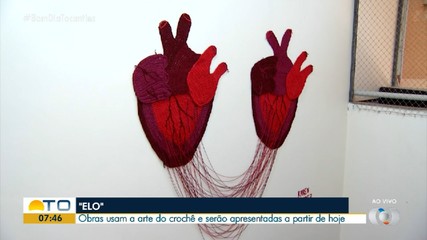 Exposição ‘Elo’ com obras em crochê são apresentadas no Sesc