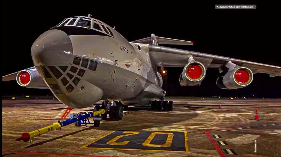 Ilyushin Il-76, em versão de carga, semelhante ao avião envolvido na colisão aérea de Charkhi Dadri — Foto: Reprodução/Instagram