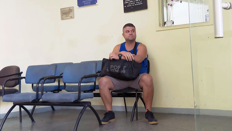O policial militar Leandro Machado da Silva — Foto: Betinho Casas Novas/TV Globo