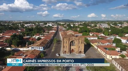 IPTU 2026 terá desconto para pagamento em cota única em Porto Nacional