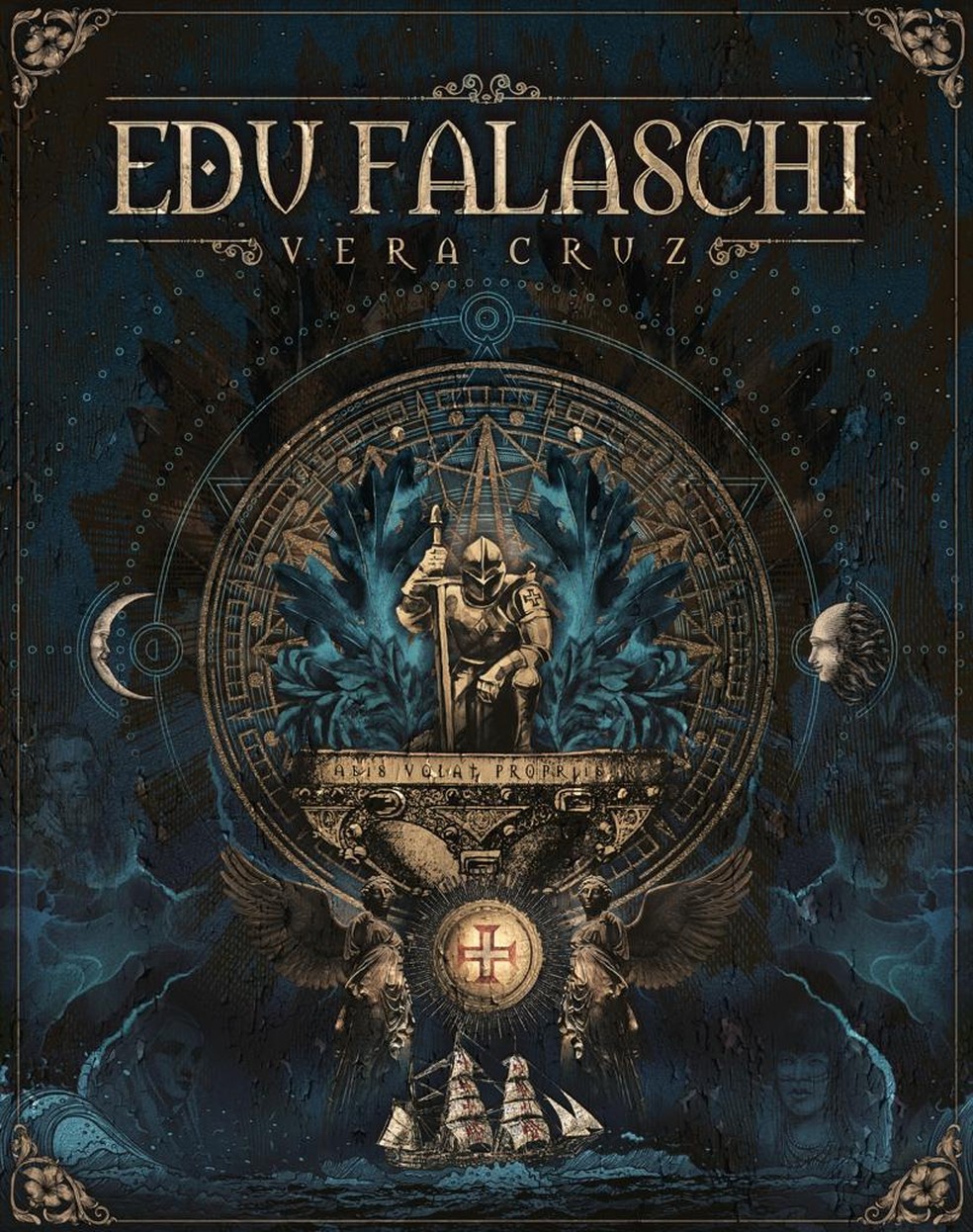 Edu Falaschi, ex-vocalista da banda Angra, revela capa e título de