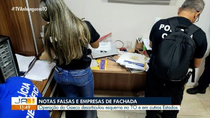 Operação do Gaeco desarticula grupo criminoso que atuava no Tocantins e mais sete estados