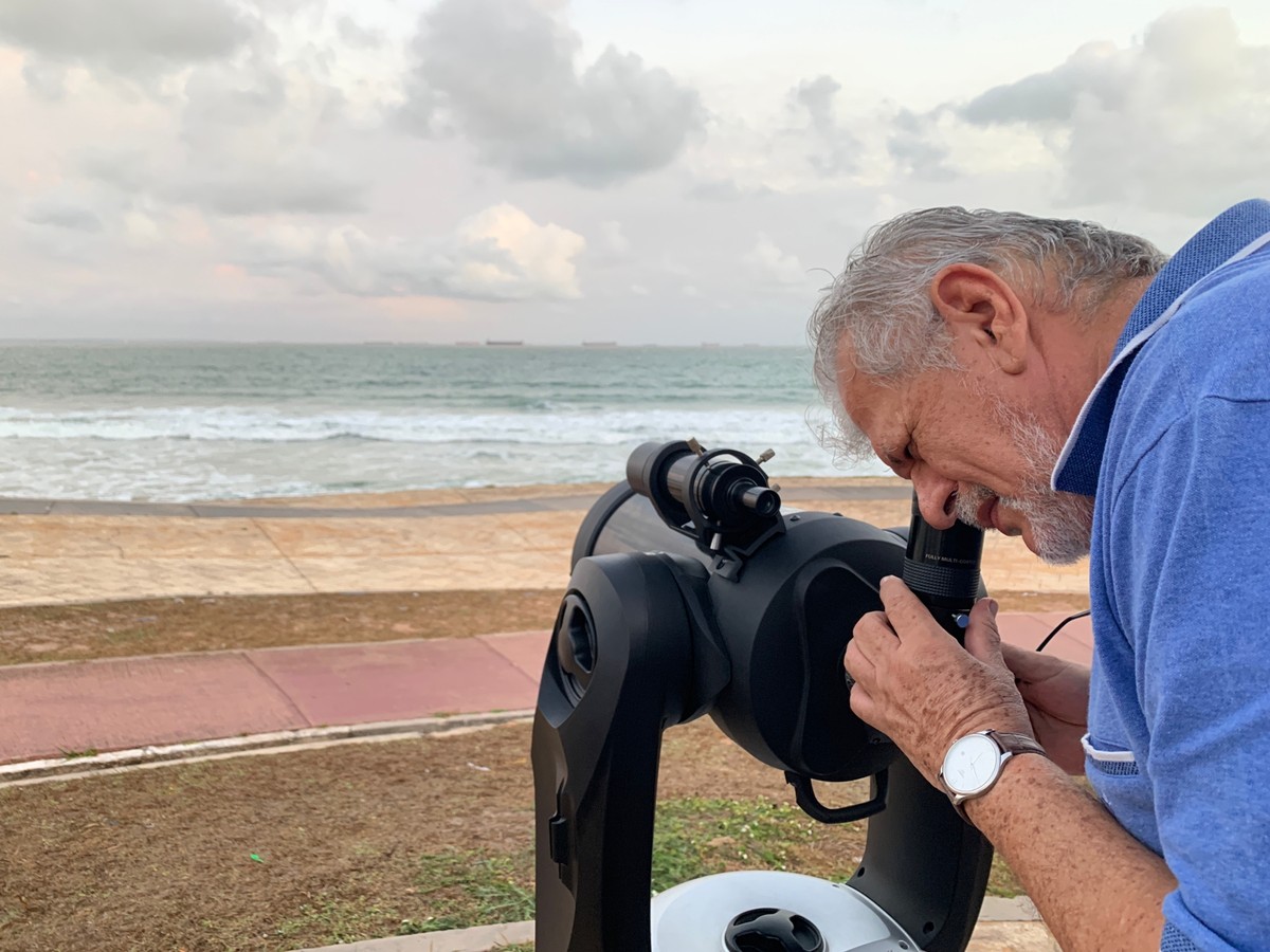 Pesquisadores usam telescópio para observar lançamento de foguete no MA ...