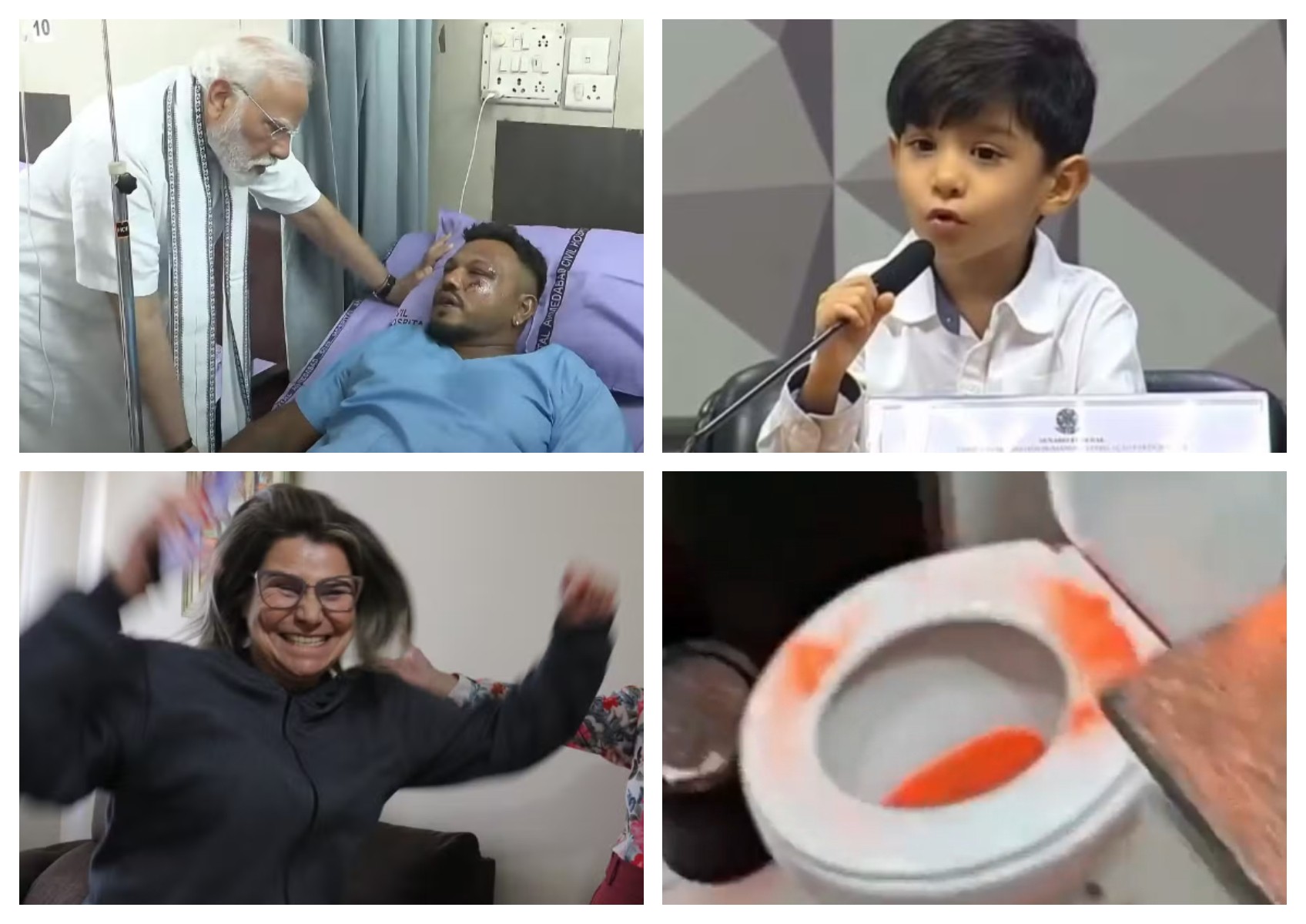 VÍDEOS contam histórias mais malucas (e reais) de 2025, de sobrevivente de desastre na Índia a 'vingança brilhante' no MT