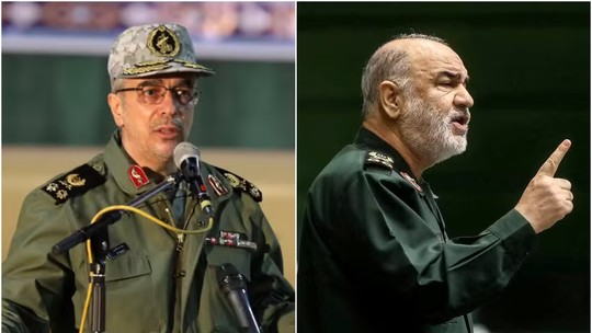Quem eram Mohammad Bagheri e Hossein Salami, líderes militares do Irã mortos em bombardeio de Israel
