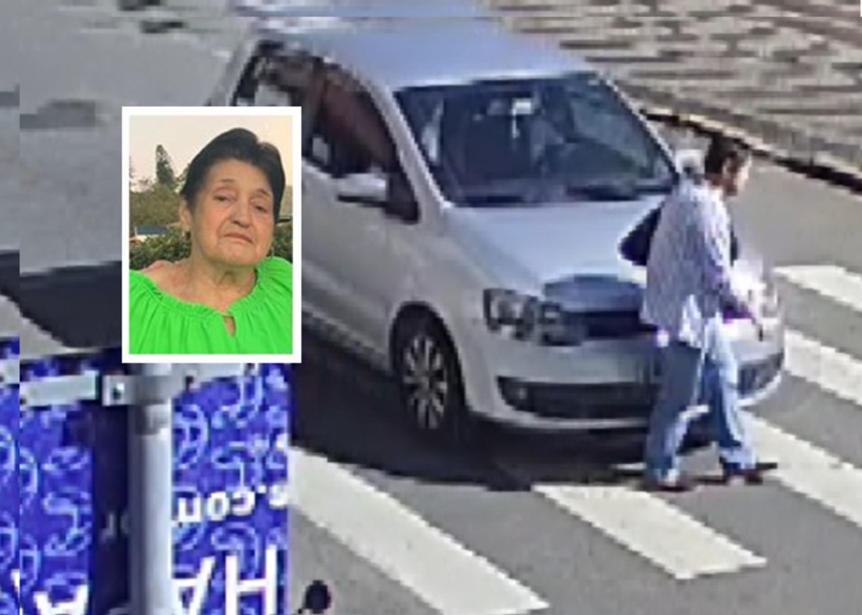 VÍDEO: aposentada morre após ser atropelada por carro na faixa de pedestres no interior de SP